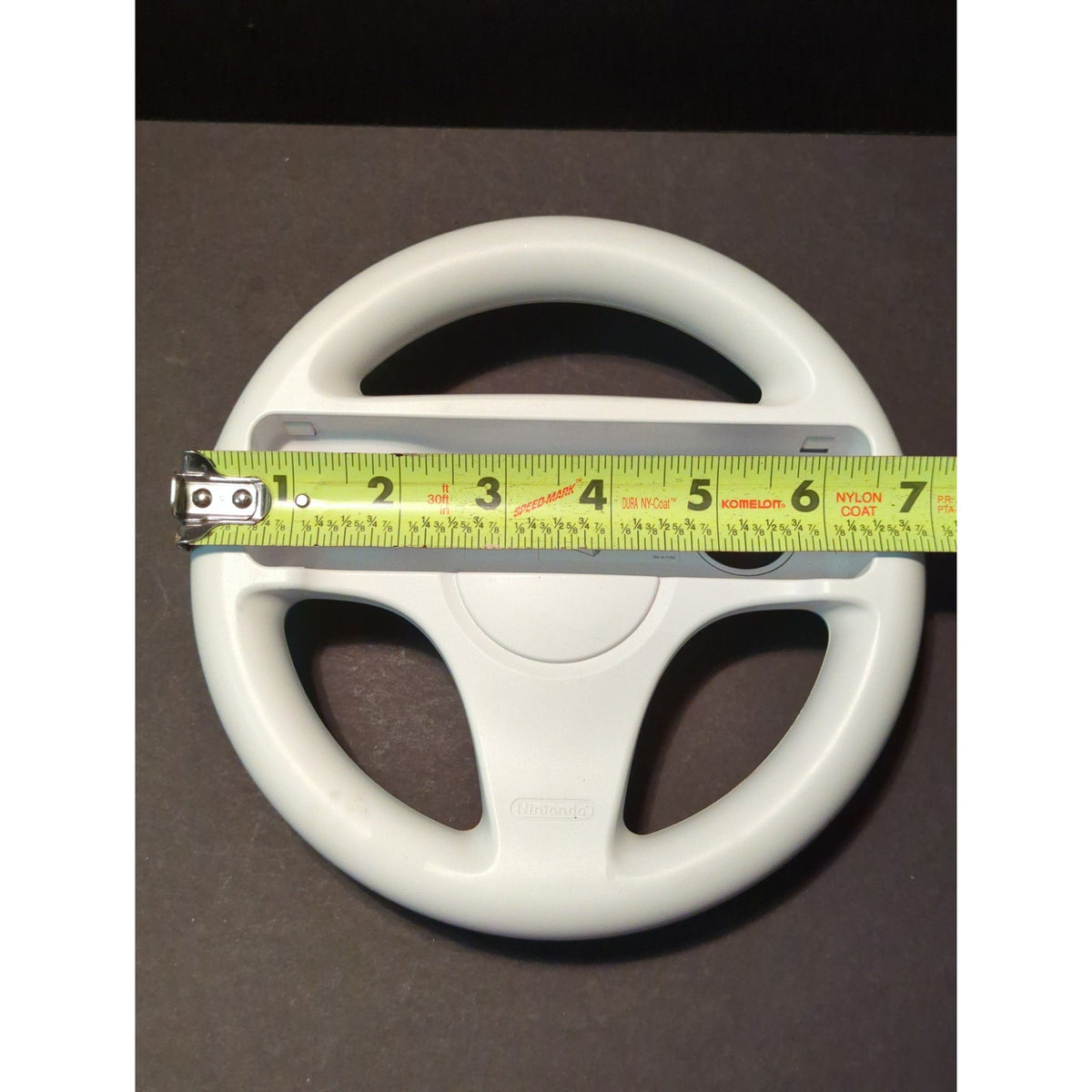 Wii Video Nintendo white steering wheel for racing games console Mario Kart