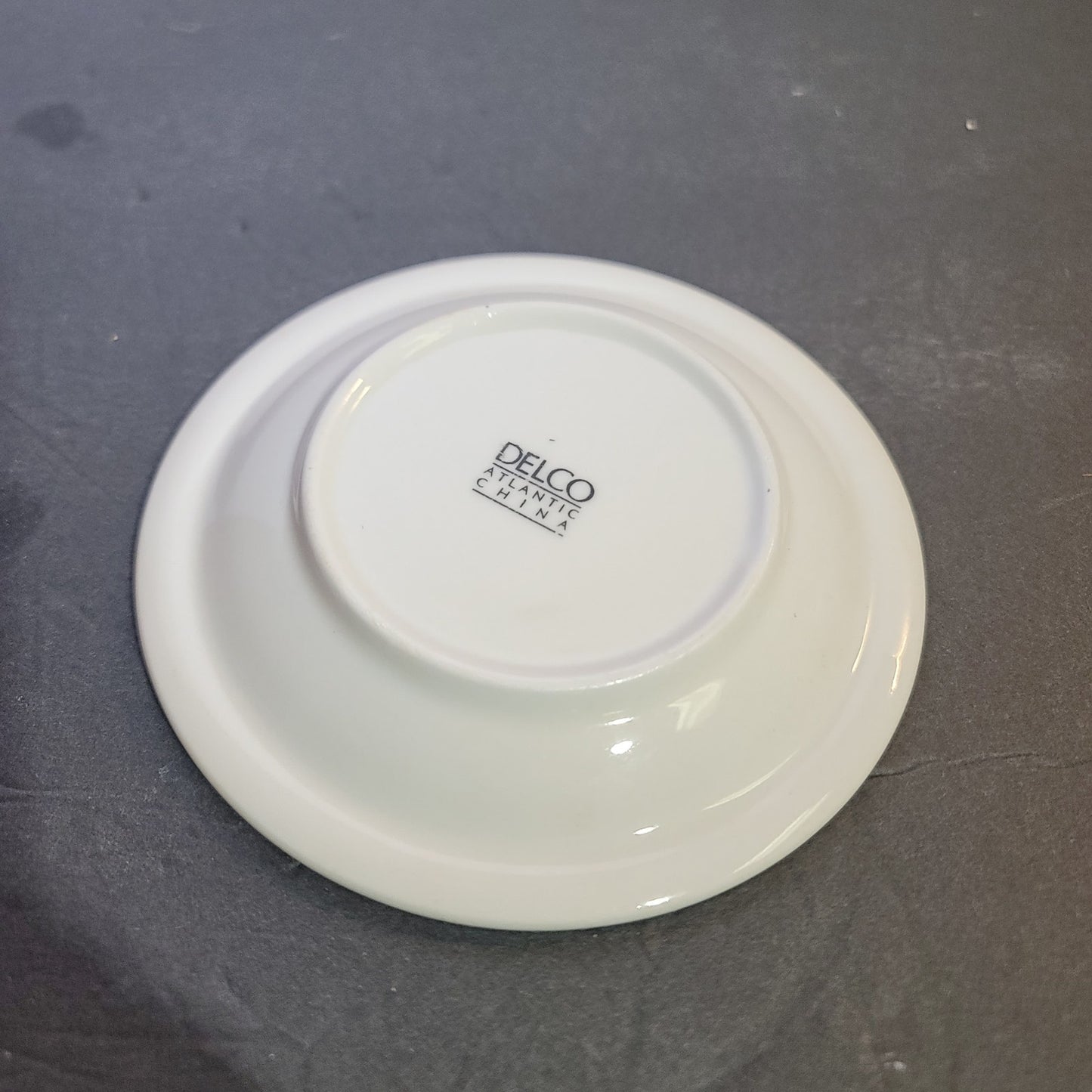 Delco Atlantic Restaurant Ware Low coffee tea cup with saucer 7 ox.  MCM Diner
