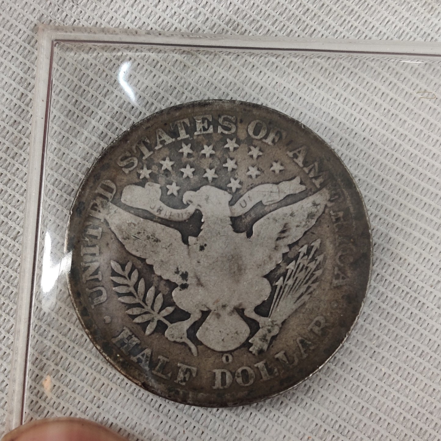 1909-O Barber Silver Half Dollar - Final Year New Orleans Mint Vintage US Coin