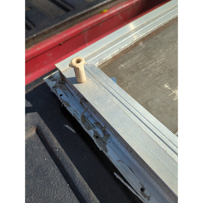 1976 Scotty Serro Camper ORIGINAL Window metal screen aluminum glass SIDE PANEL
