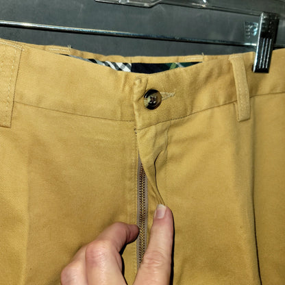 Cotton Twill Suede Pocket trim gold 28" x 38"  Kevin's Plantation $110
