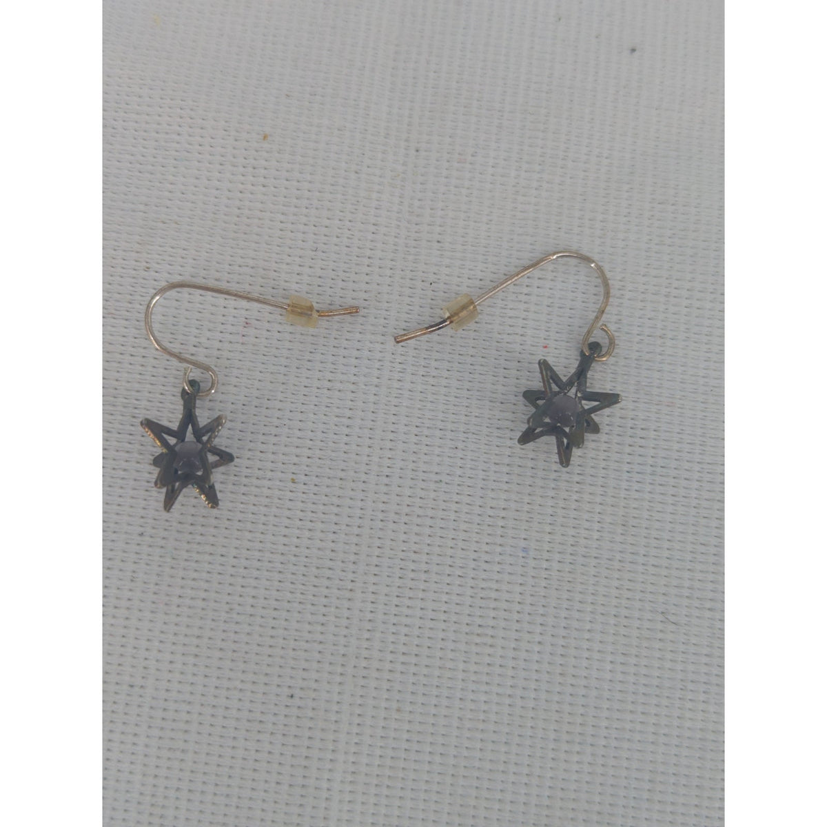 Vintage Y2K Celestial Star Fishhook Earrings Indie Sleaze Grunge Gothic Jewelry