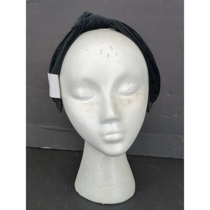 Black Velour Velvet Top Knot Headband Wide Band Hair Accessory Nordstroms