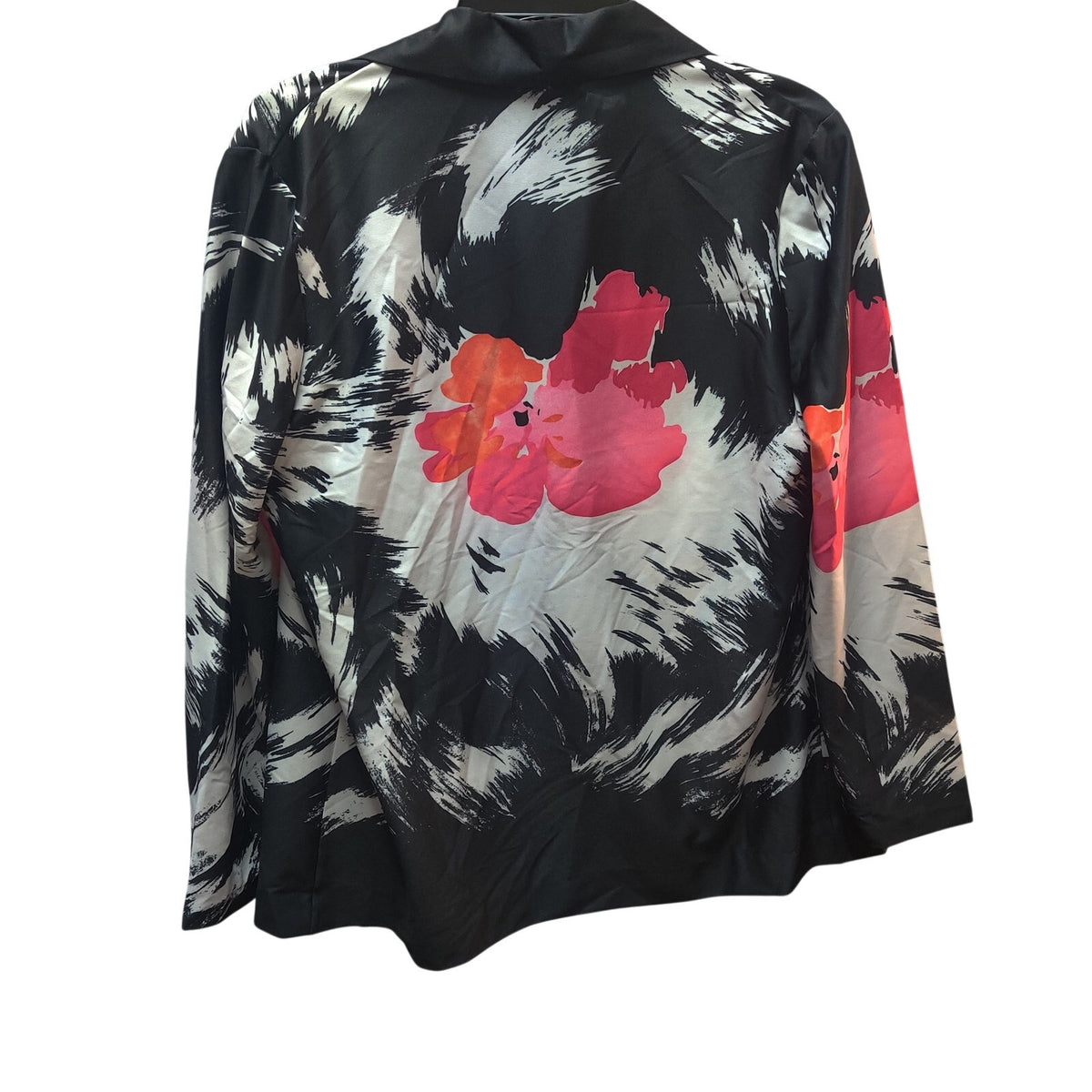 Donovan Galvani Vintage Abstract Floral 2 Pc Set Large Jacket Sleeveless Top