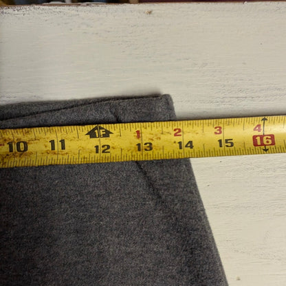 Vintage Josephine Chaus Gray Cotton Midi Skirt Small Minimalist 90s Vintage Luxe