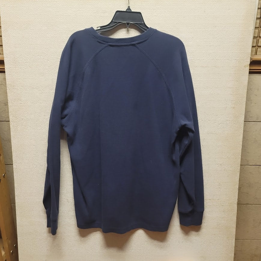 L.L. Bean Size Large Regular Traditional Fit Dark Blue Sweatshirt Vintage