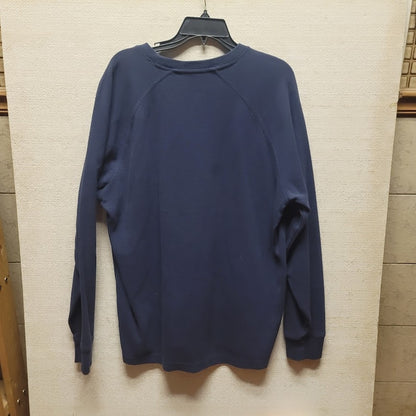 L.L. Bean Size Large Regular Traditional Fit Dark Blue Sweatshirt Vintage