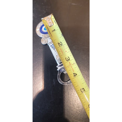 Greece Greek Souvenir Column Evil Eye metallic refrigerator magnet Bottle opener