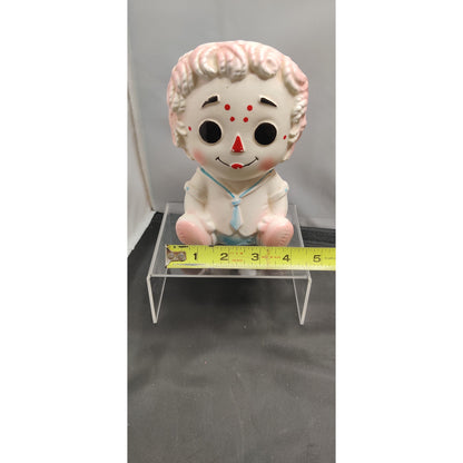 Retro MCM Kitsch Baby Doll Planter Pink Nursery Ceramic Decor Vase E4292 Rare