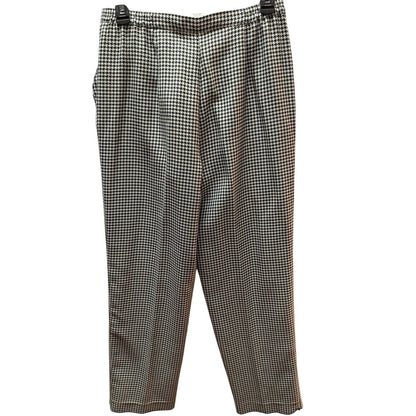 Vintage y2k Joan Leslie Classics Houndstooth Pleated Trousers High Rise Pants 8P