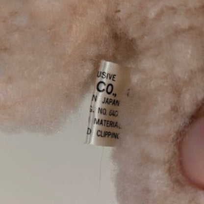 Stuffed Animal PLUSH teddy bear Charm made in Japan Fleece