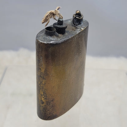 Vintage Brass Wick Table Lighter Antique Military Trench Art Steampunk Gothic
