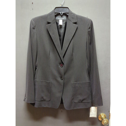 Jones New York Signature Size 4 Pinstripe Suit Jacket Blazer 90s Career Core NWT