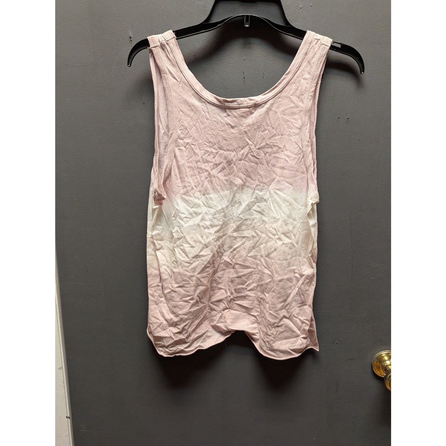 Treasure & Bond Pink White Ombre Sleeveless Knit Tank Top Size Large New Casual