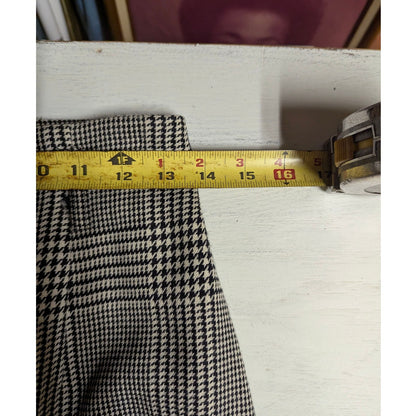 Vintage JH Collectibles Plaid Wool Maxi Skirt Small 4 Button Front Dark Academia