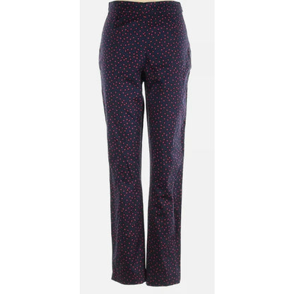 NWT Court & Rowe Side Zip Polka Dot Pants in Maritime Rouge Size 6