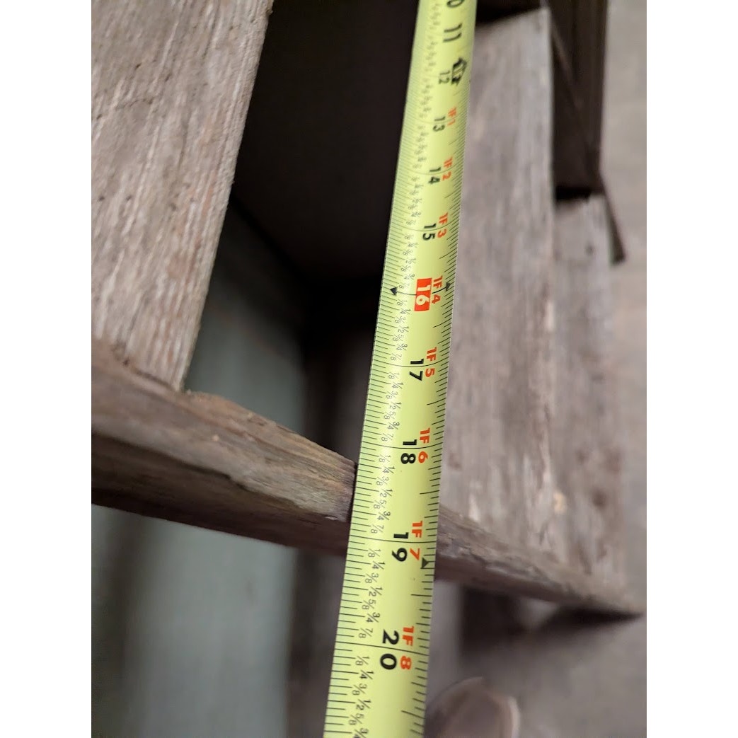 Secondhand Sandies; Old wooden one piece quilt blanket ladder. Decor