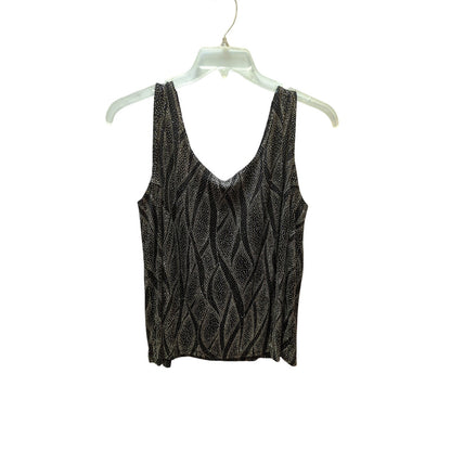 Vintage Onyx Nite Glitter Top Cardigan Set 90s Whimsigoth Metallic Black 2X
