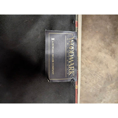 Secondhand Sandies: Woodmark Plaid Ottoman Footstool skirted Wheels