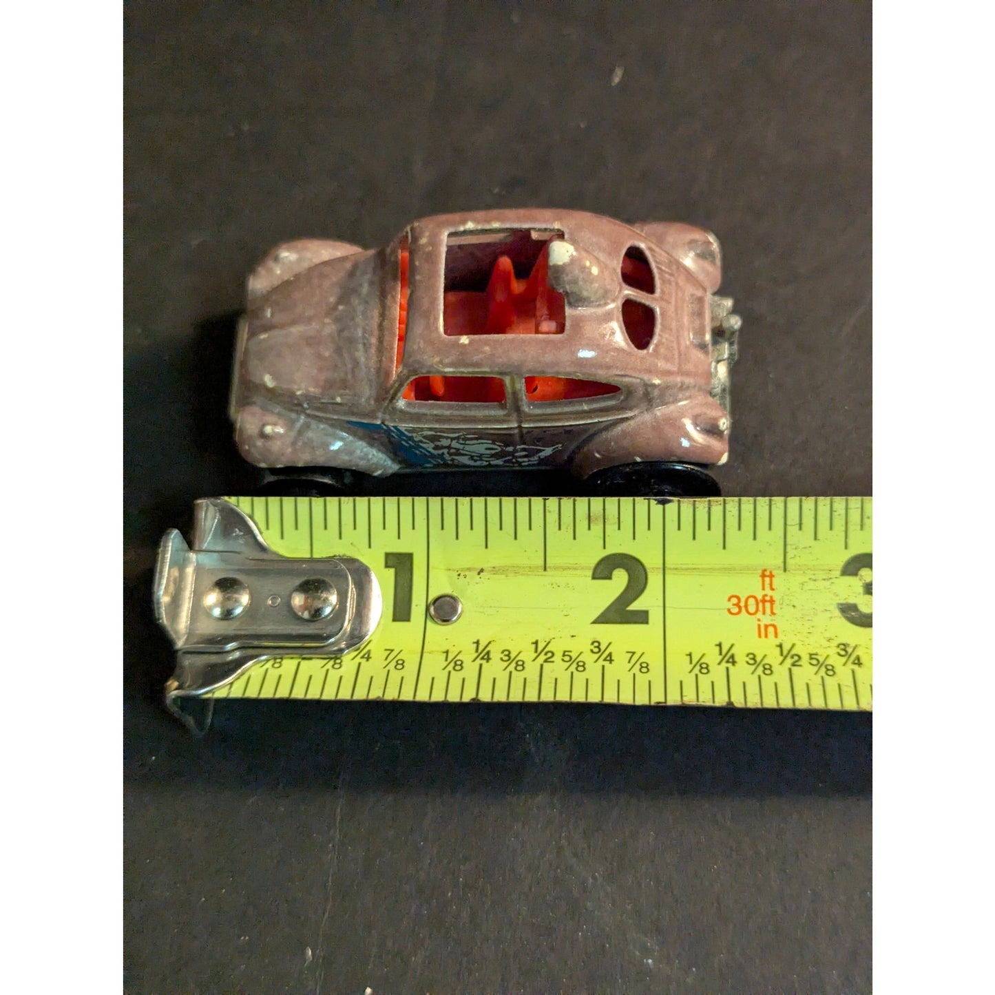 Vintage Hot Wheels Custom Volkswagen Bug Pink Surfboard Diecast Car Malaysia