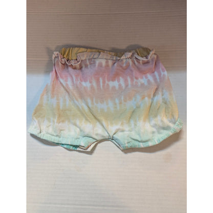 Disney Baby Minnie Mouse Tie Dye Shorts Elastic Waist Pastel Summer Bloomer 12M