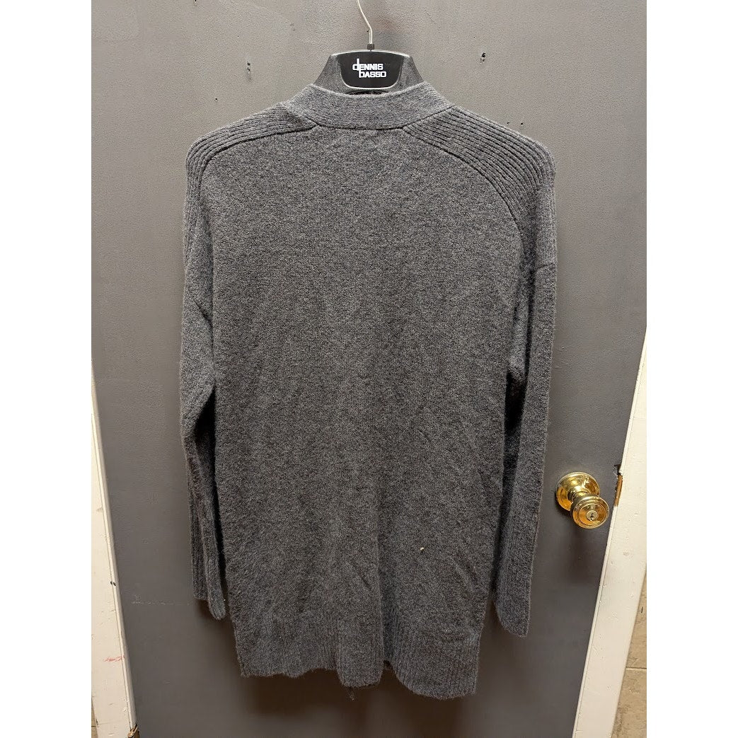 Treasure & Bond open front cardigan pockets cozy charcoal gray NEW size Medium
