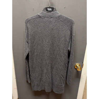 Treasure & Bond open front cardigan pockets cozy charcoal gray NEW size Medium
