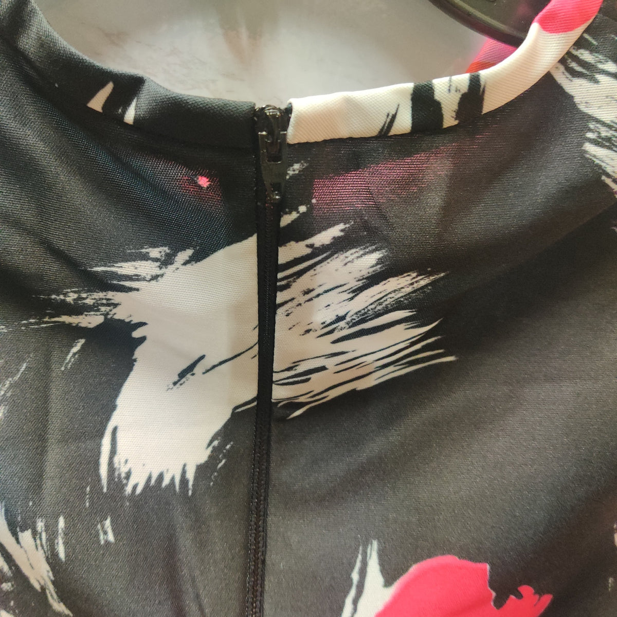 Donovan Galvani Vintage Abstract Floral 2 Pc Set Large Jacket Sleeveless Top