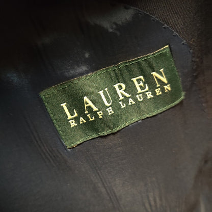 Lauren Ralph Lauren Navy Blue Blazer 48 Reg Gold Buttons Wool Blend Preppy Icon