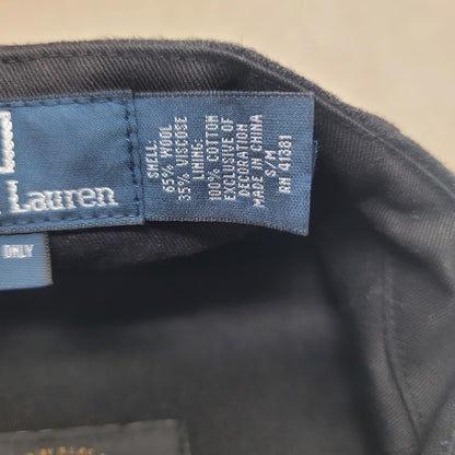 Polo Ralph Lauren Gray Wool Small Medium Paperboy Newsboy Gatsby Cab Scally Cap