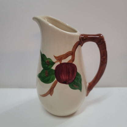 FRANCISCAN VINTAGE SYRUP JUG PITCHER CREAMER Apple USA Backstamp