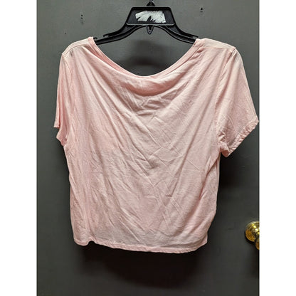 Hippie Chic Women's Light Pink Pocket Pajama Top NWT XL Extra Large Cozy