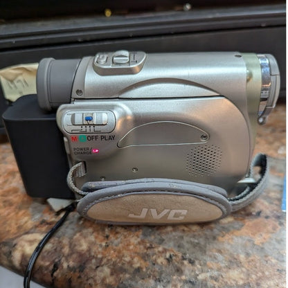 JVC GR-D200U video camera remote strap samsonite bag charger FOR PARTS OR PROPS
