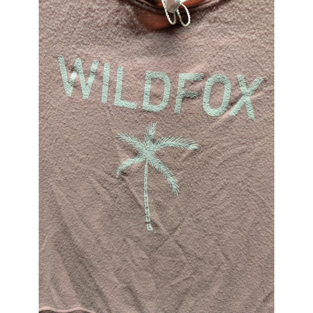 Wildfox Kids Girls Pink Palm Tree Graphic Pajama Top NWT
