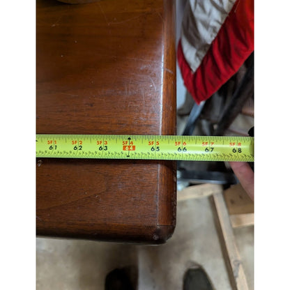 Secondhand Sandies: MCM 1960s solid wood Walnut Credenza Desk