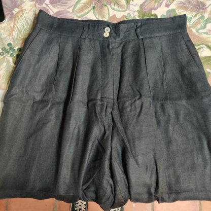 Vintage Liz Claiborne Black Career Pants Straight Leg 8 Petite Lined Trousers