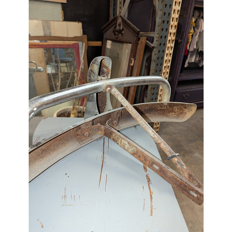Secondhand Sandies: Vintage Chrome Bumper for Volkswagen. Would be great mancave shelf!