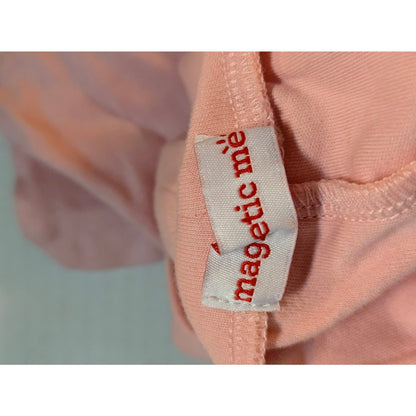 Magnetic Me Pink Chelsea Organic Cotton Footed Pants Newborn NWT
