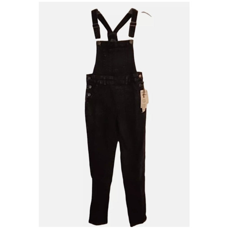 Treasure and Bond Black Stonewash Overalls YOUTH size 12 NEW