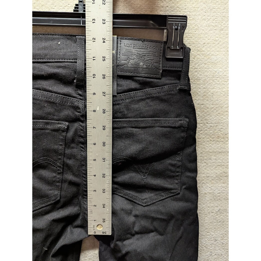 Levi's Women's 721 High Rise Skinny Jeans Size 24 Black