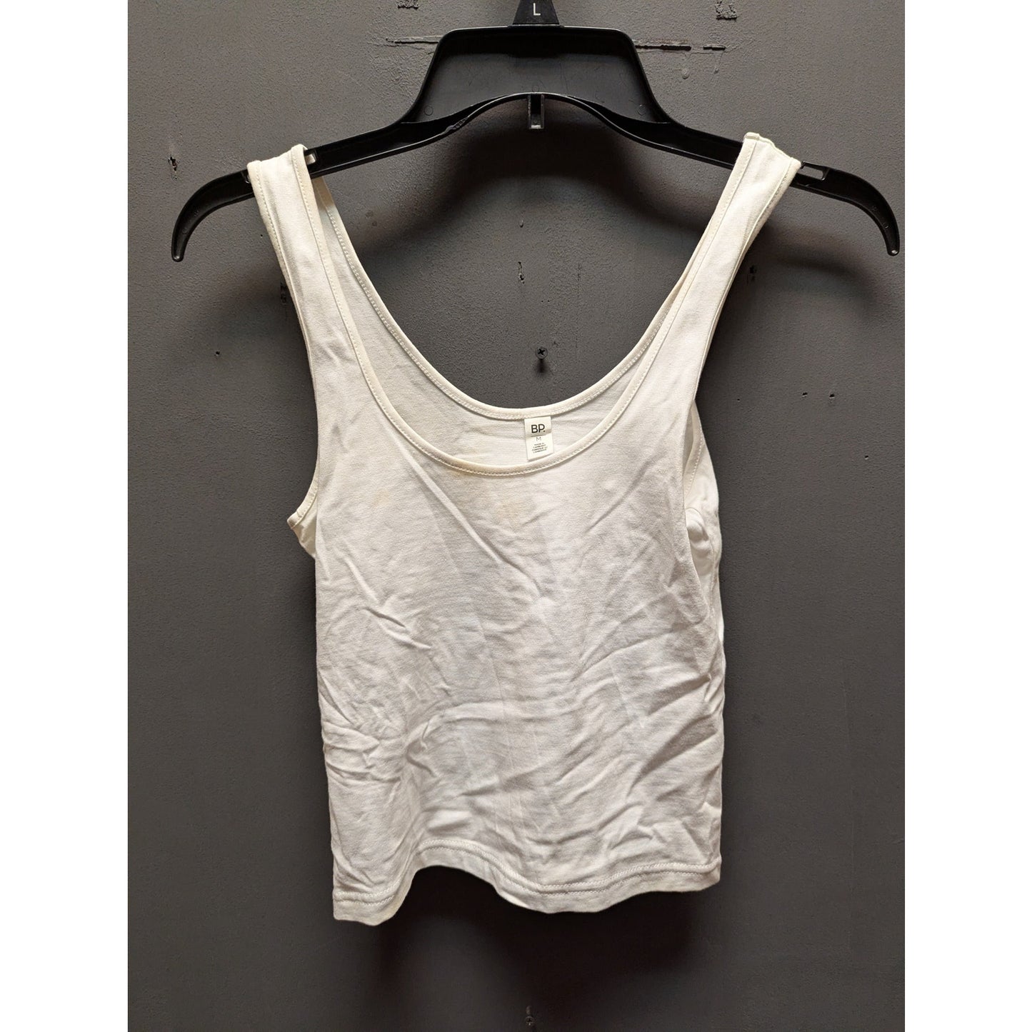BP. White smooth Crop Sleeveless Tank Top Size Medium NWT Layering Casual