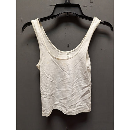 BP. White smooth Crop Sleeveless Tank Top Size Medium NWT Layering Casual