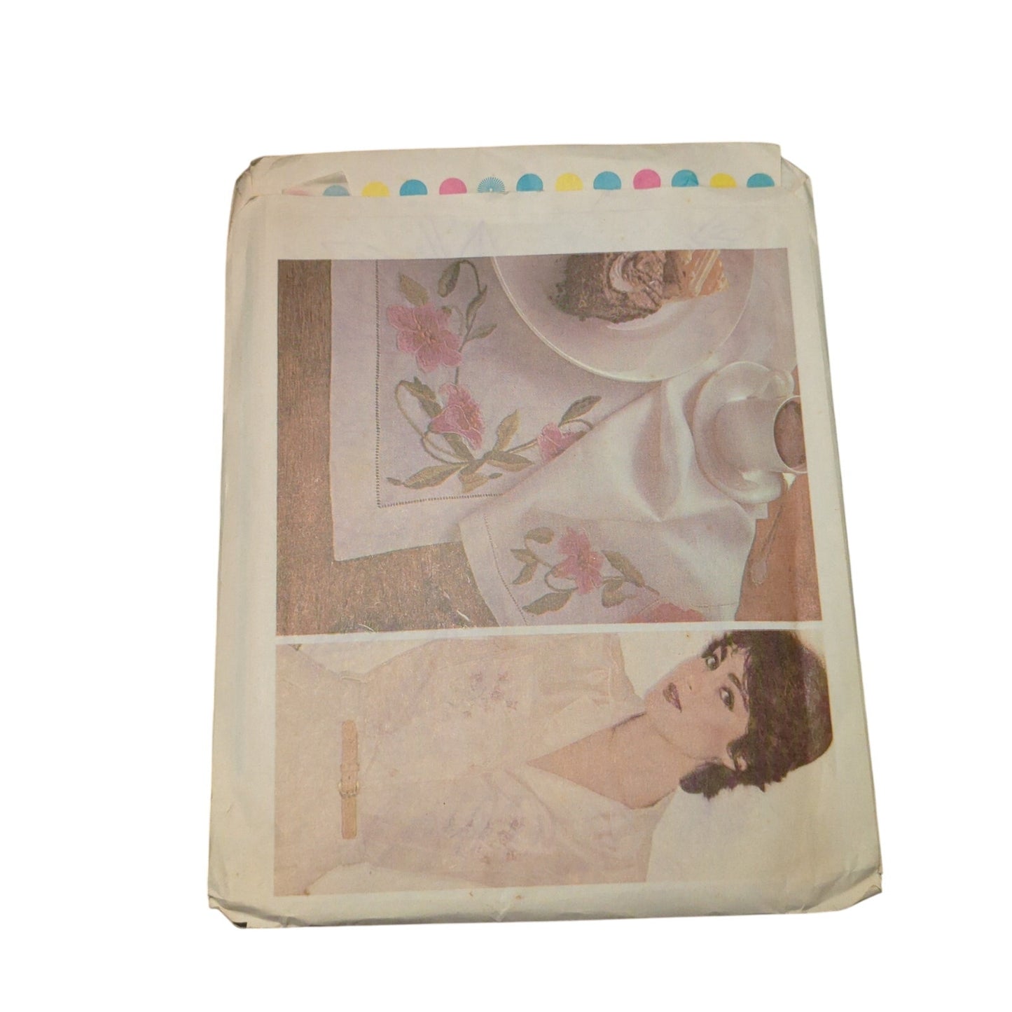 Vintage Sewing pattern McCall's 6546 embroidery craft package design motifs