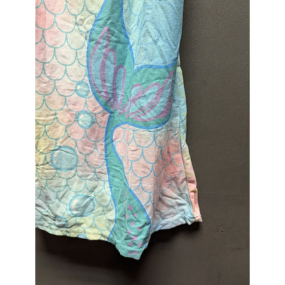 Sunshine Swing size 6 Girls Mermaid Tail scale ombre dress sleeveless summer new