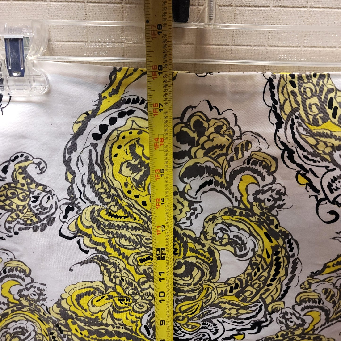Ann Taylor NEW madison skirt yellow white paisley Size 2 Summer Casual