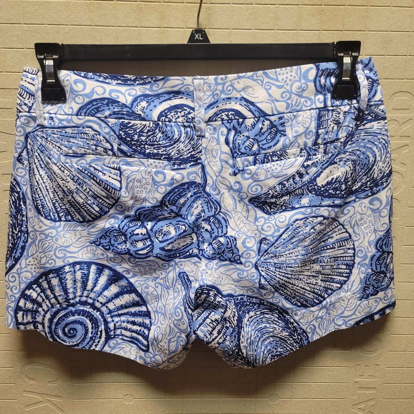 Lilly Pulitzer NEW Callahan shorts blue peri Pop Up Stuffed Shells $64