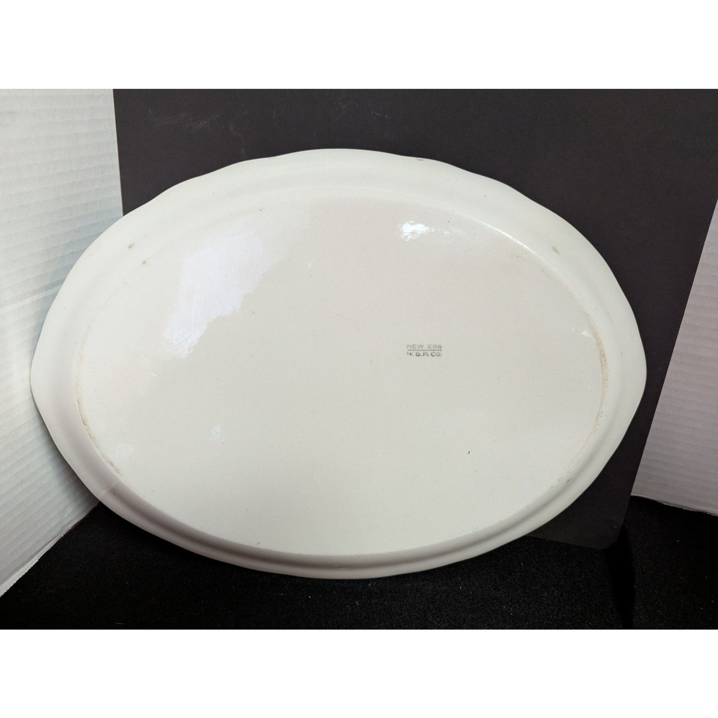 Antique W. S. George "New Era" Porcelain Oval Serving Platter