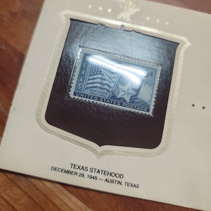 LOT Stamps Shibe Park 22KT, Comiskey Park 22kt, Texas Statehood Historic America