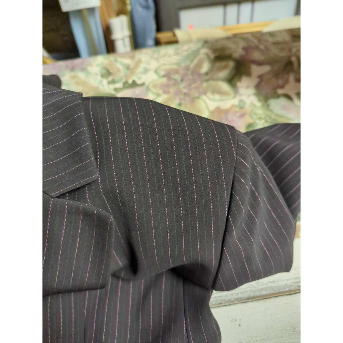 Jones New York Signature Size 4 Pinstripe Suit Jacket Blazer 90s Career Core NWT