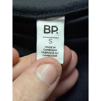 BP. NWT Black Sleeveless Bodysuit Small Layering Sleeveless Straight Neckline